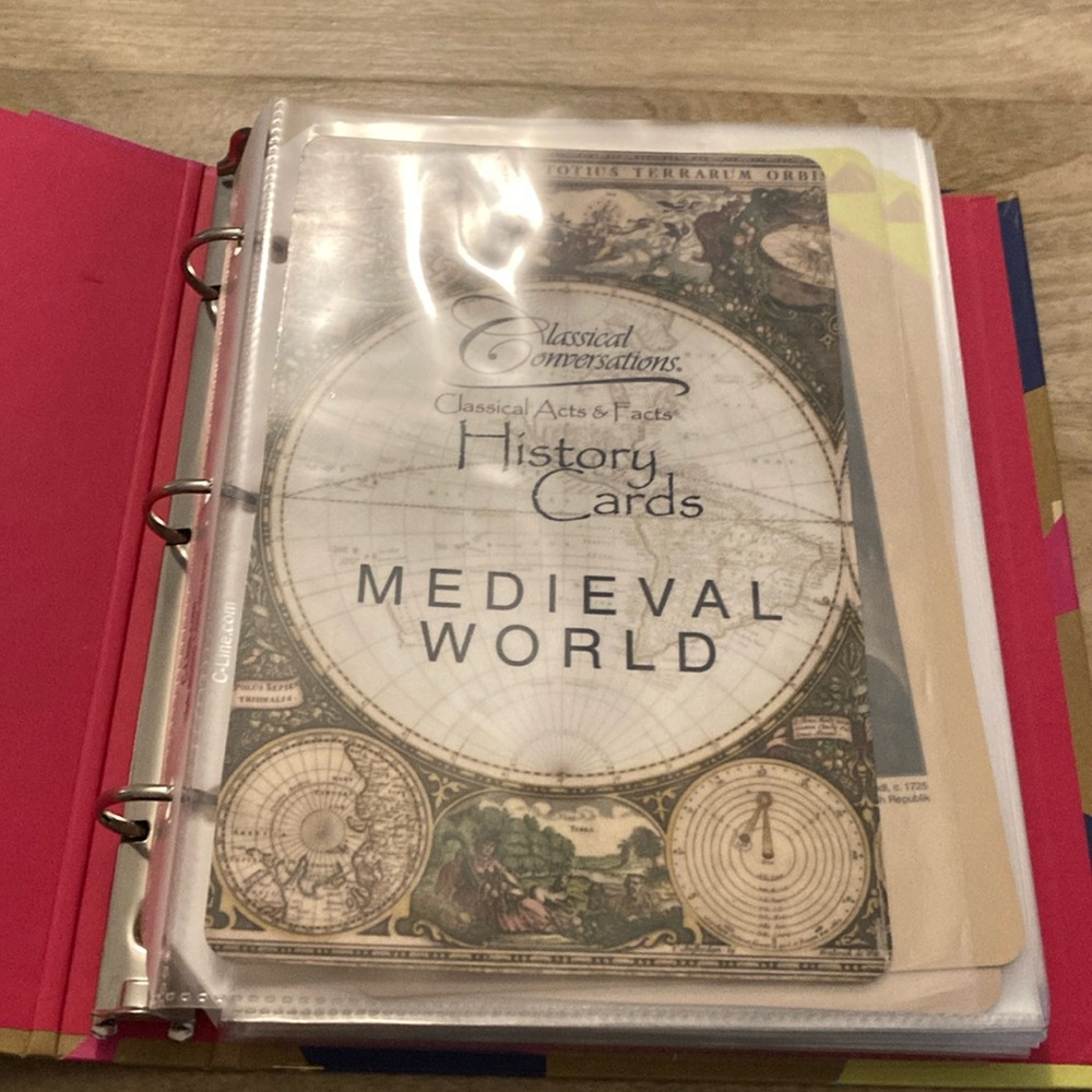 classical conversations timeline cards medieval world